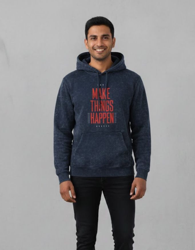 Thinks Acid Washed Hoodie